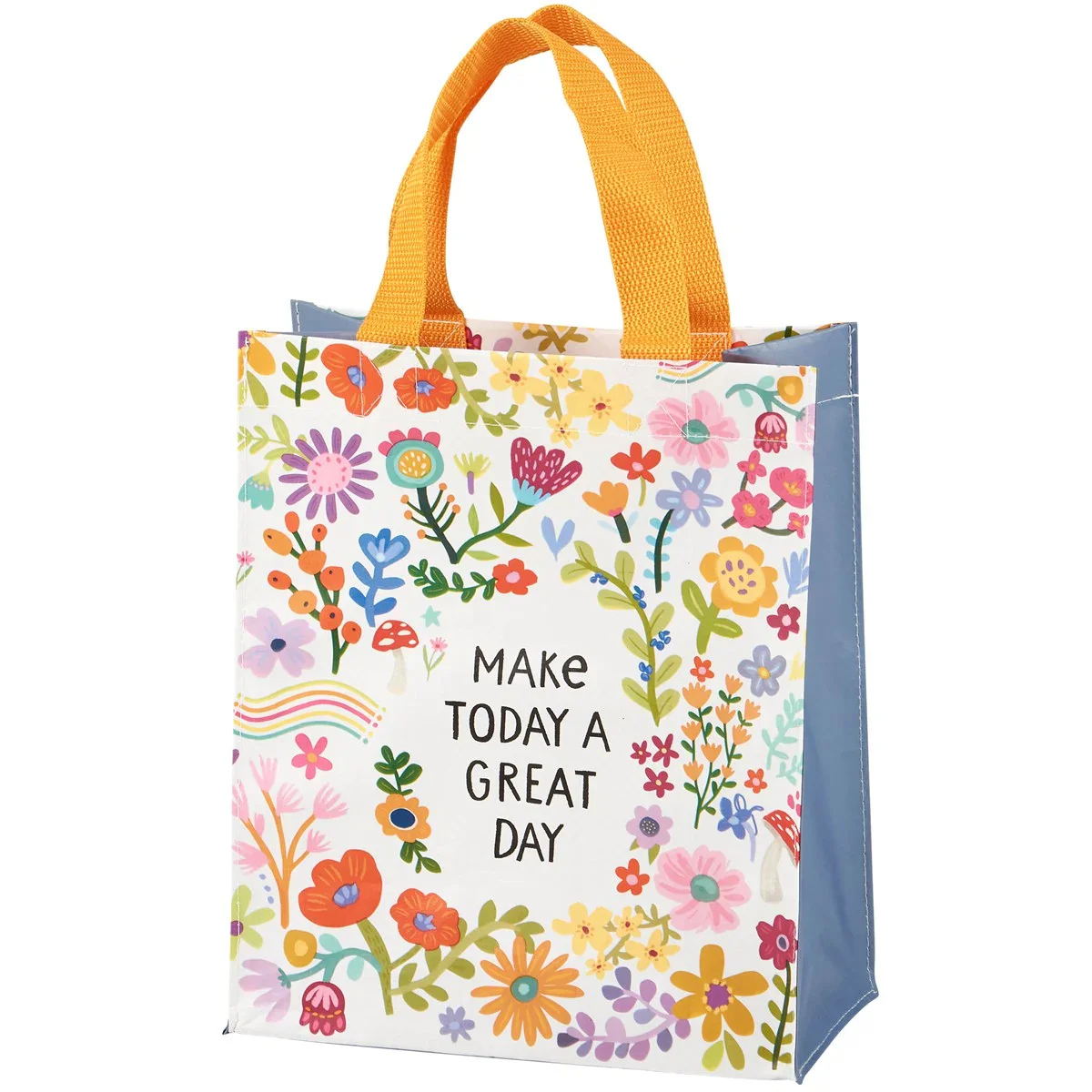 💙 Make Today A Great Day Daily Reusable Market Tote Bag
