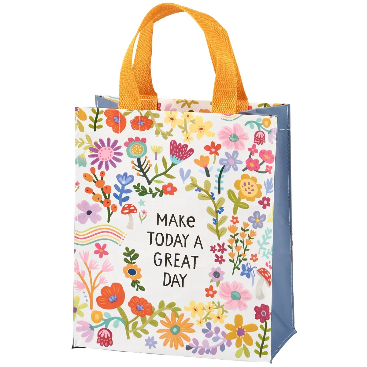 💙 Make Today A Great Day Daily Reusable Market Tote Bag - Image 2