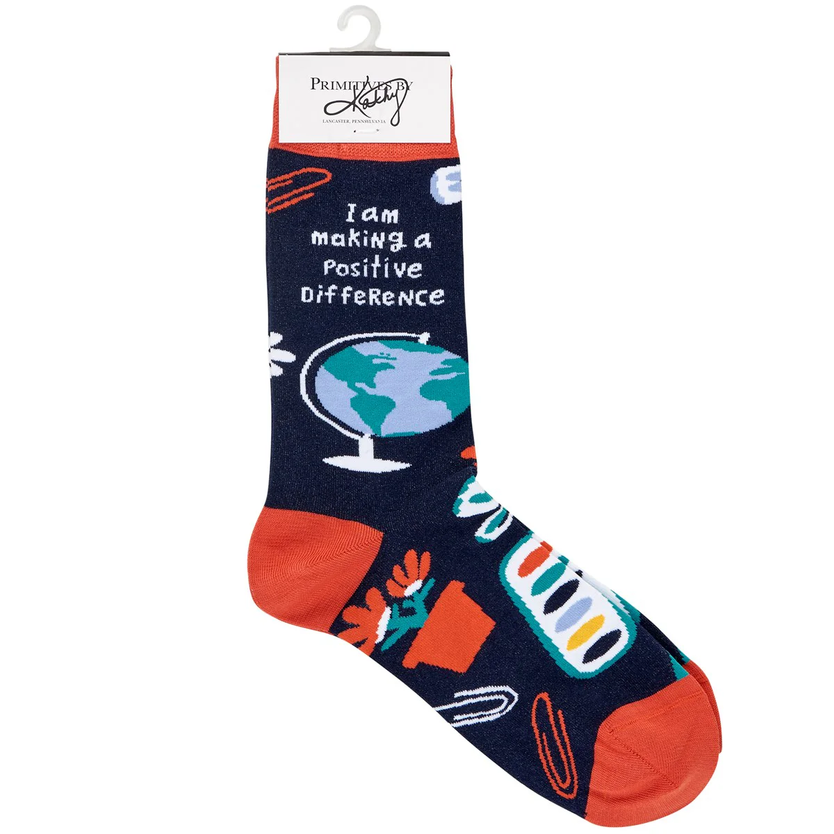 ๐ Making A Difference Teach Fun Novelty Socks - Image 5