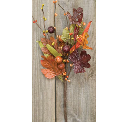 ๐ Maple & Berries 12" Faux Floral Pick