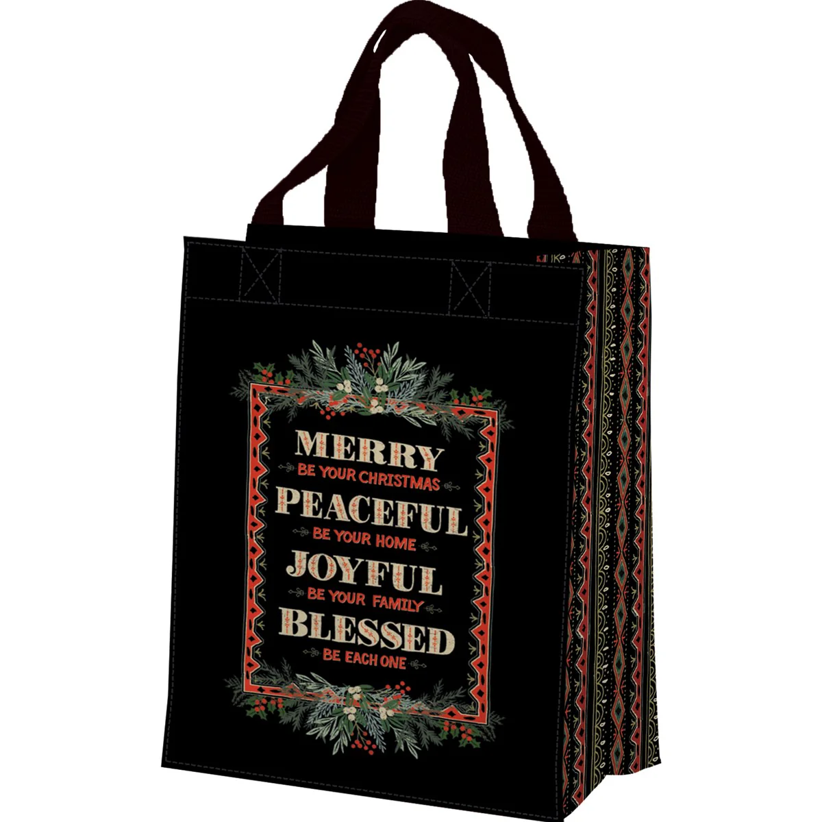 Merry Be Your Christmas Daily Tote Gift Bag