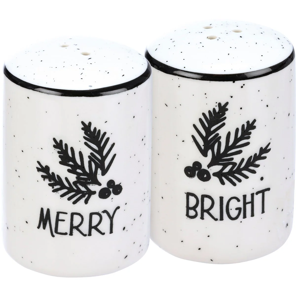 Surprise Me Sale 🤭 💙 Merry Bright Christmas Salt and Pepper Shakers