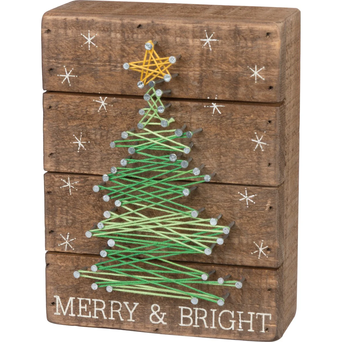 💙 Merry & Bright Christmas Tree String Art - Image 2