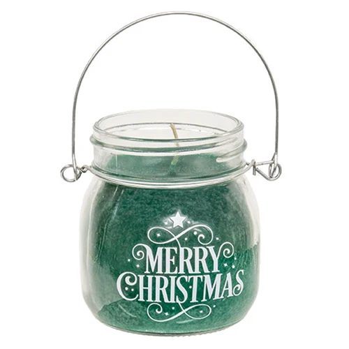 💙 Merry Christmas 6oz Balsam Fir Jar Candle