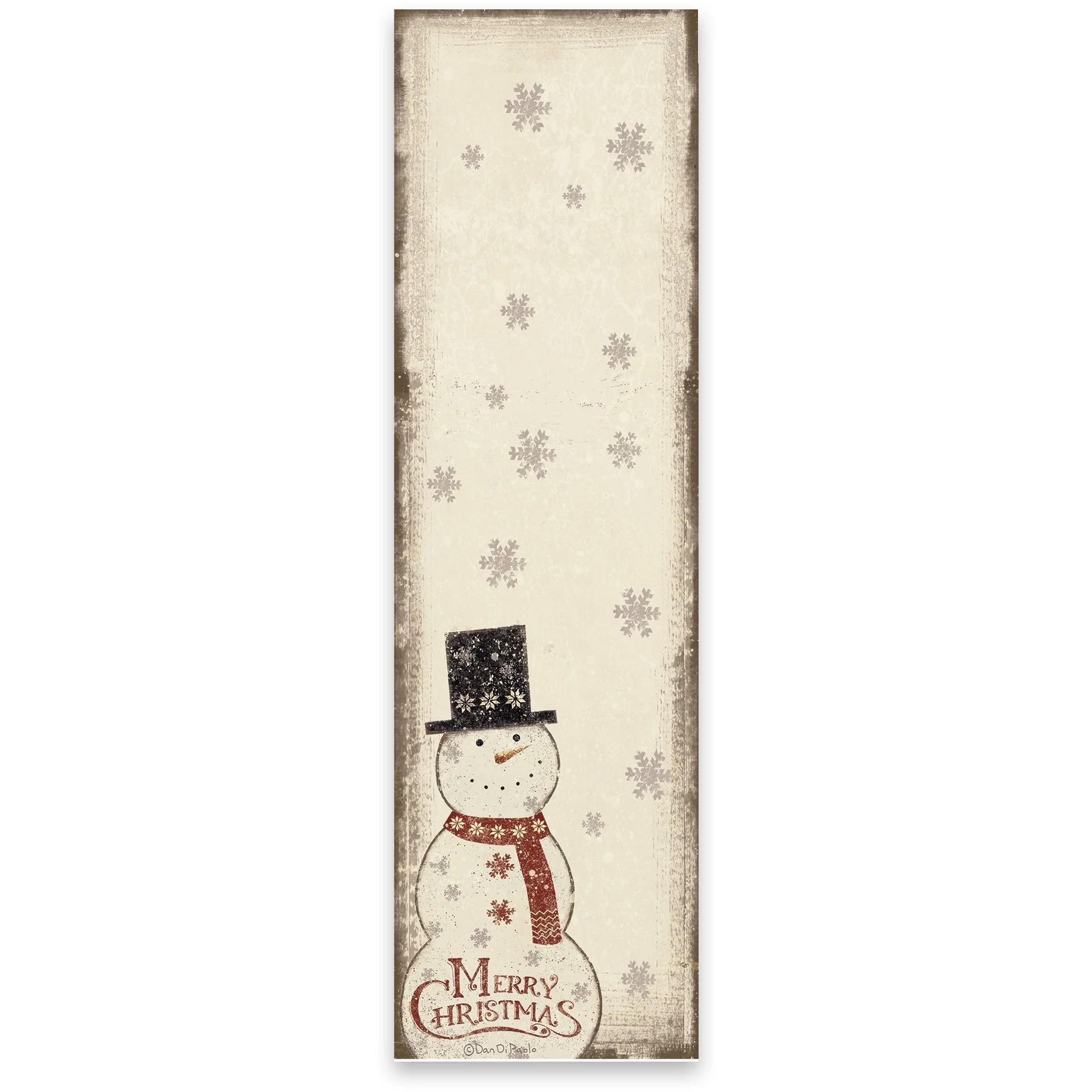 ๐ Merry Christmas Snowman Magnetic List Notepad