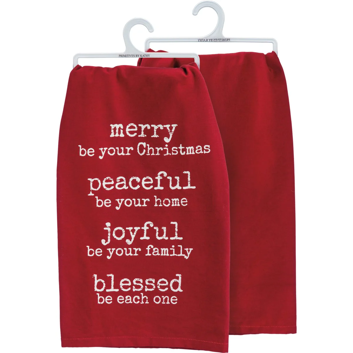 ๐ Merry Peaceful Joyful Blessed Christmas Kitchen Towel - Image 3