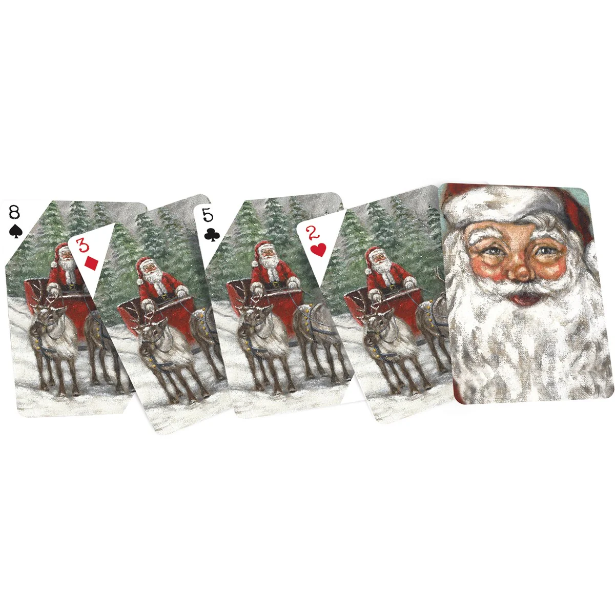 ๐ Merry Santa Christmas Themed Playing Cards - Image 2
