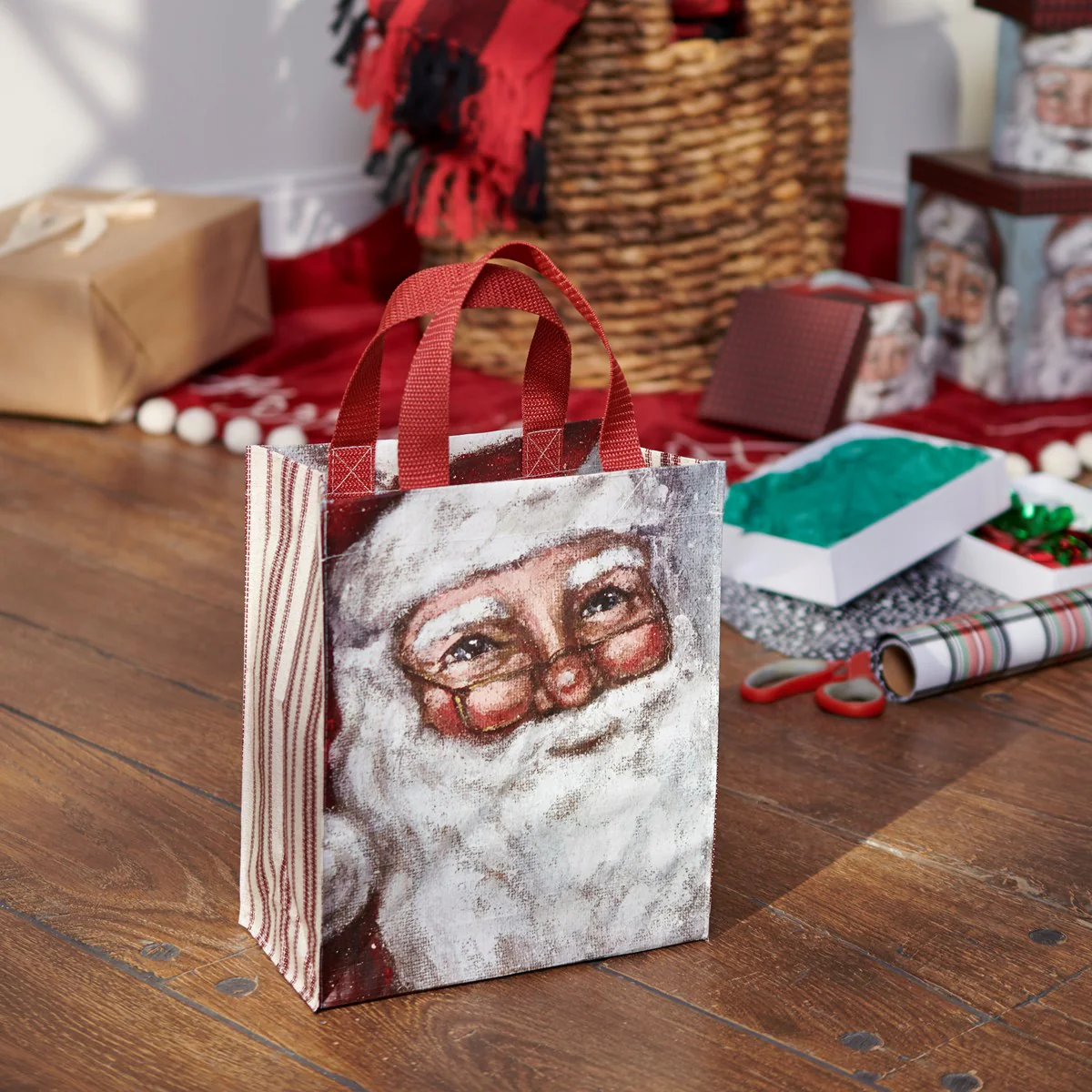 Merry Santa Daily Market Tote Bag - Image 2