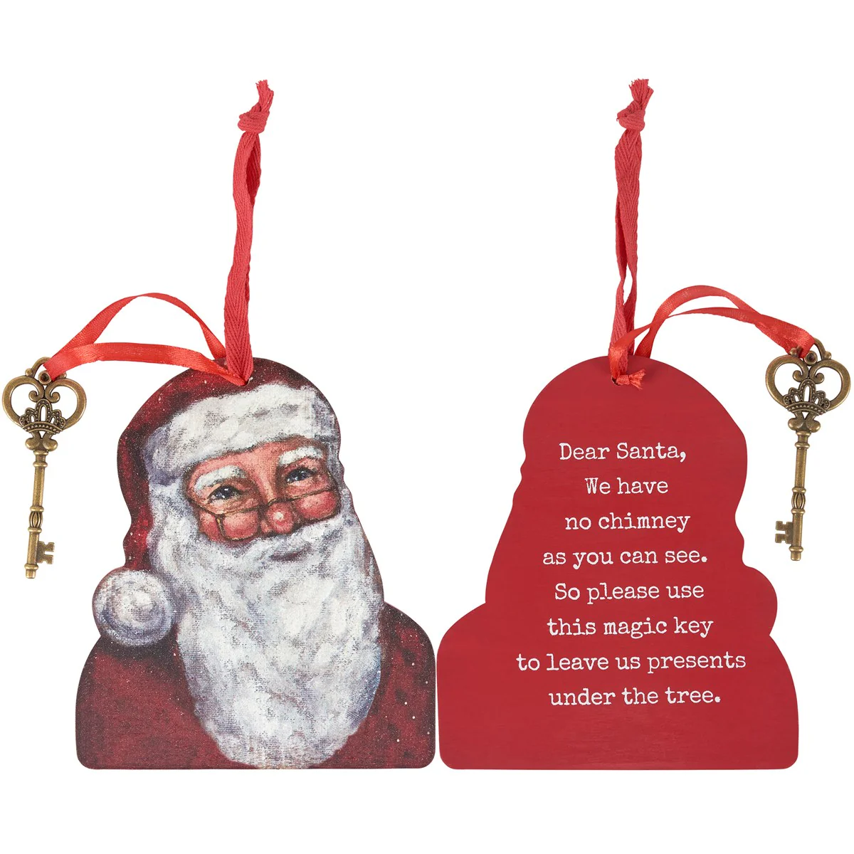Merry Santa Magic Key Ornament