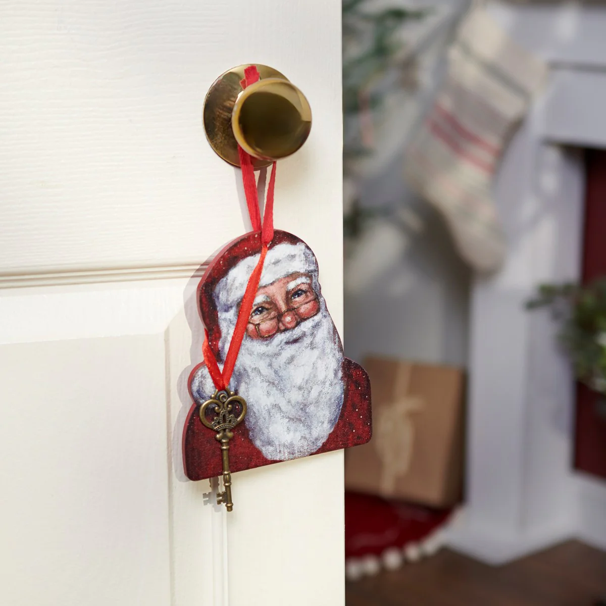 Merry Santa Magic Key Ornament - Image 2