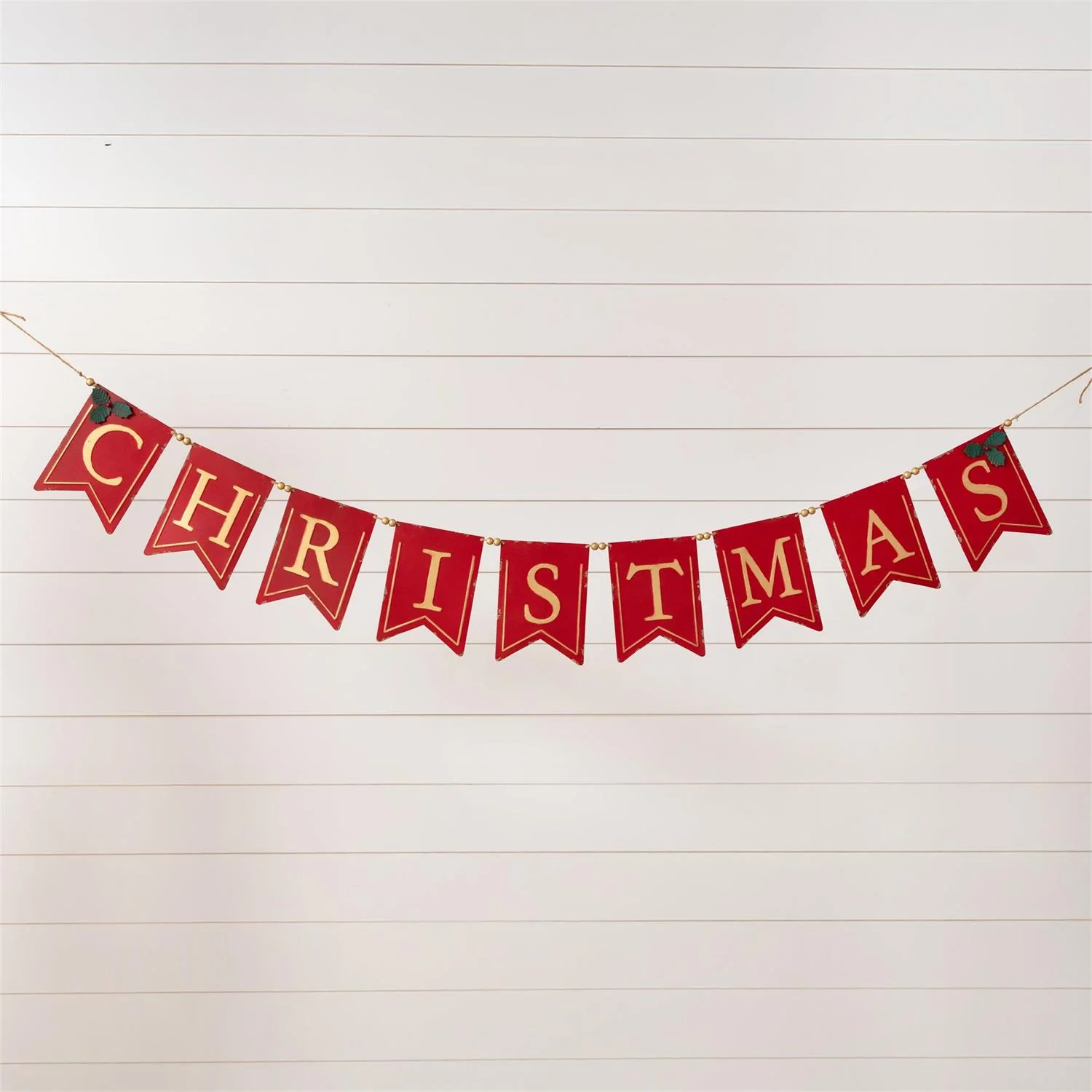 Metal Christmas Banner