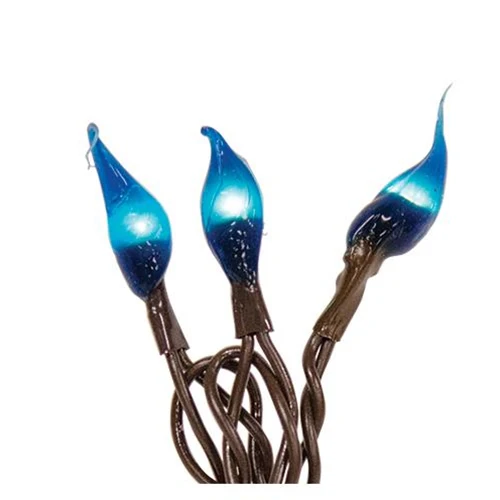 💙 Midnight Blue Silicone Teeny Lights 35ct Plug In