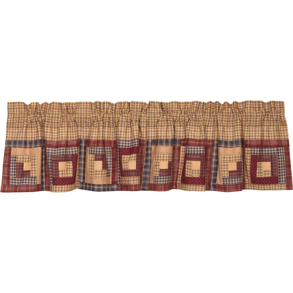 Millsboro Valance Log Cabin Block Border 16'' x 72'' - Image 2