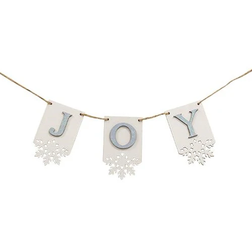 ๐ Mini Joy Snowflake Tag Garland 32" long - Image 2