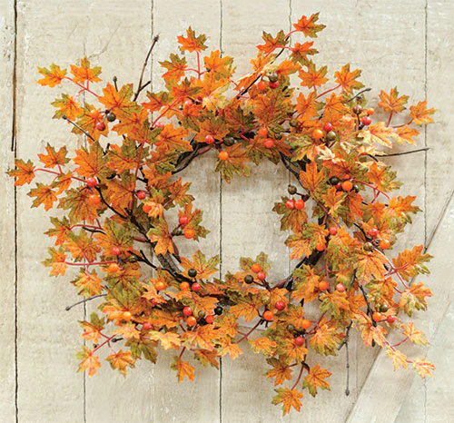 ๐ Mini Maple & Berries 15" Wreath