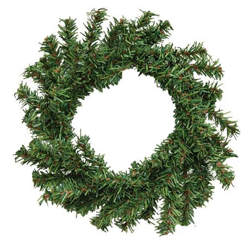 Mini Pine 6" Faux Evergreen Ring - Image 2