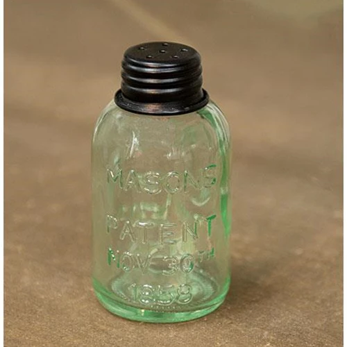 ๐ Mini Reproduction Mason Jar with Metal Shaker Lid