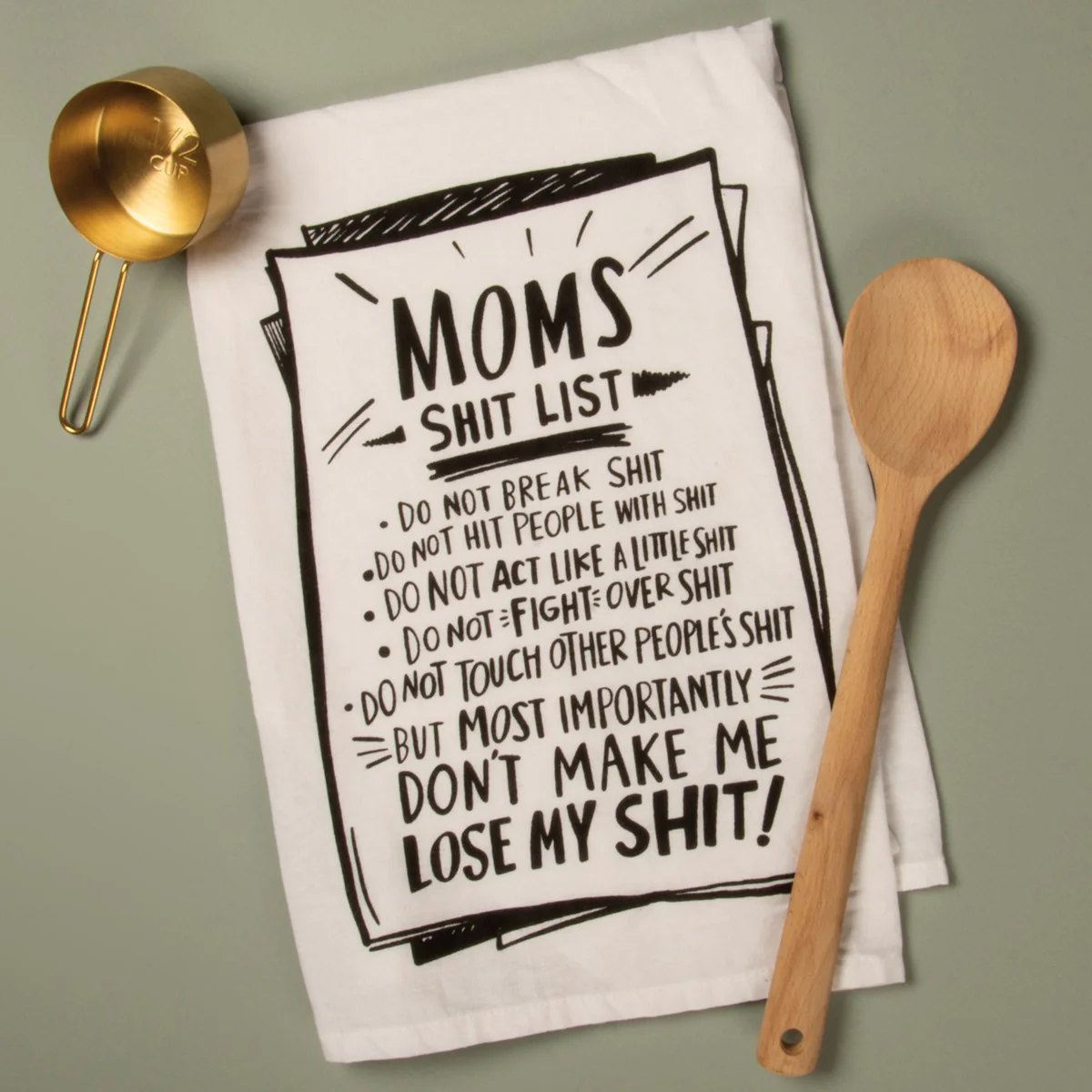 Mom's List Don't Make Me Kitchen Towel - Image 2