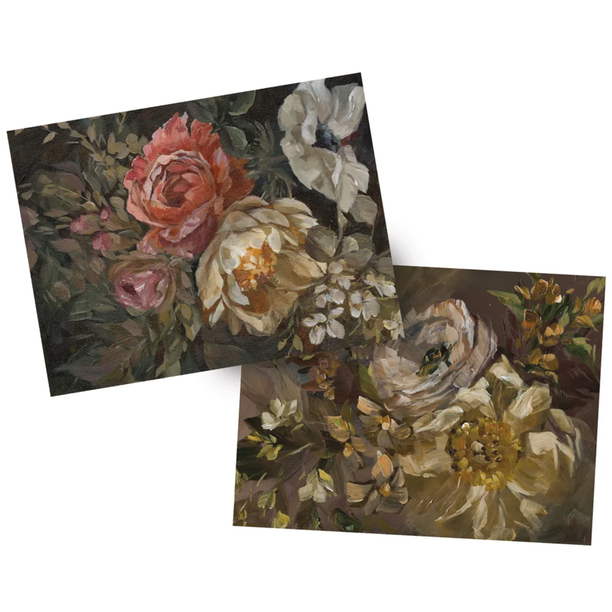 💙 Moody Floral 8 pc Note Card Set
