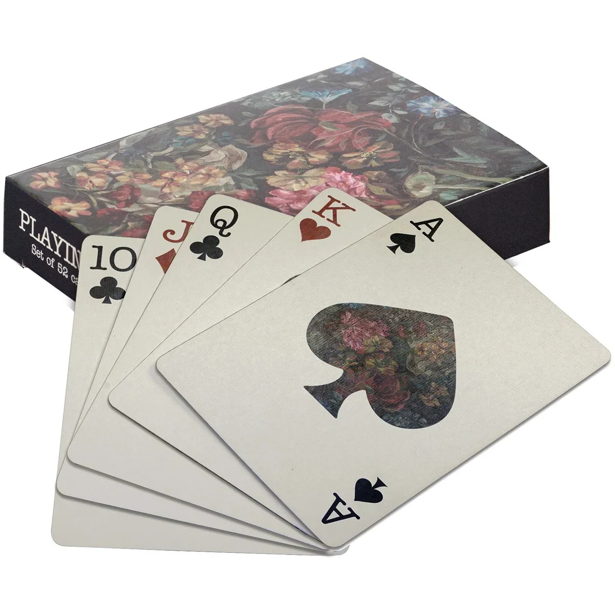 Moody Floral Deck of Playing Cards
