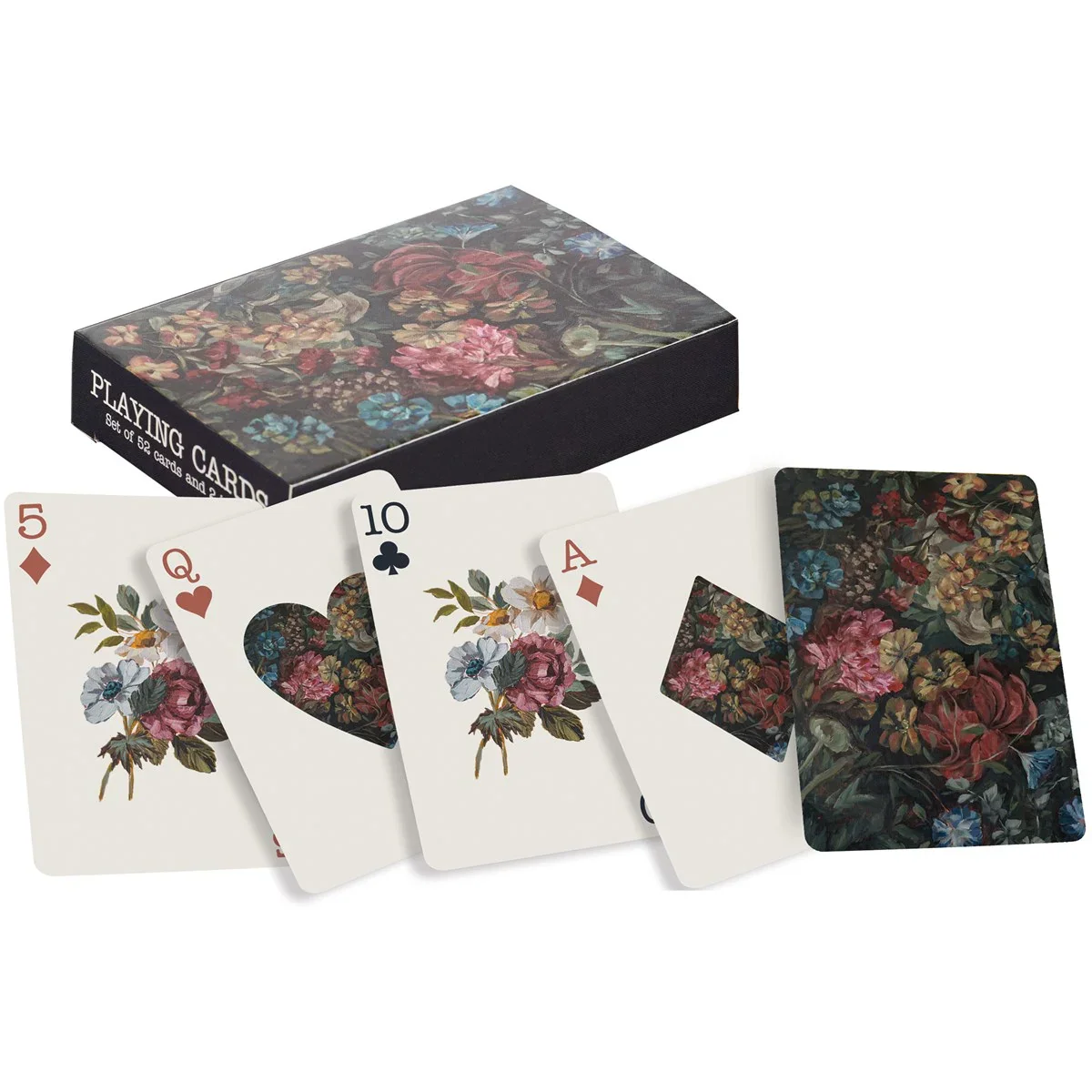 Moody Floral Deck of Playing Cards - Image 4