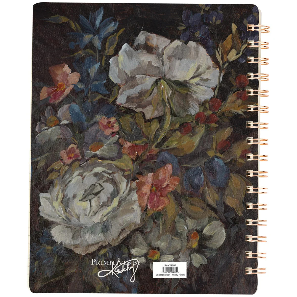 ๐ Moody Floral Spiral Notebook Journal - Image 4