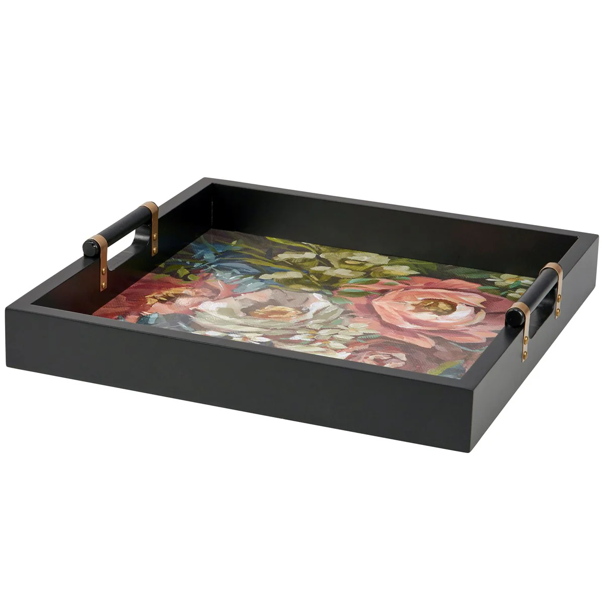 Surprise Me Sale 🤭 Moody Floral Wooden Tray
