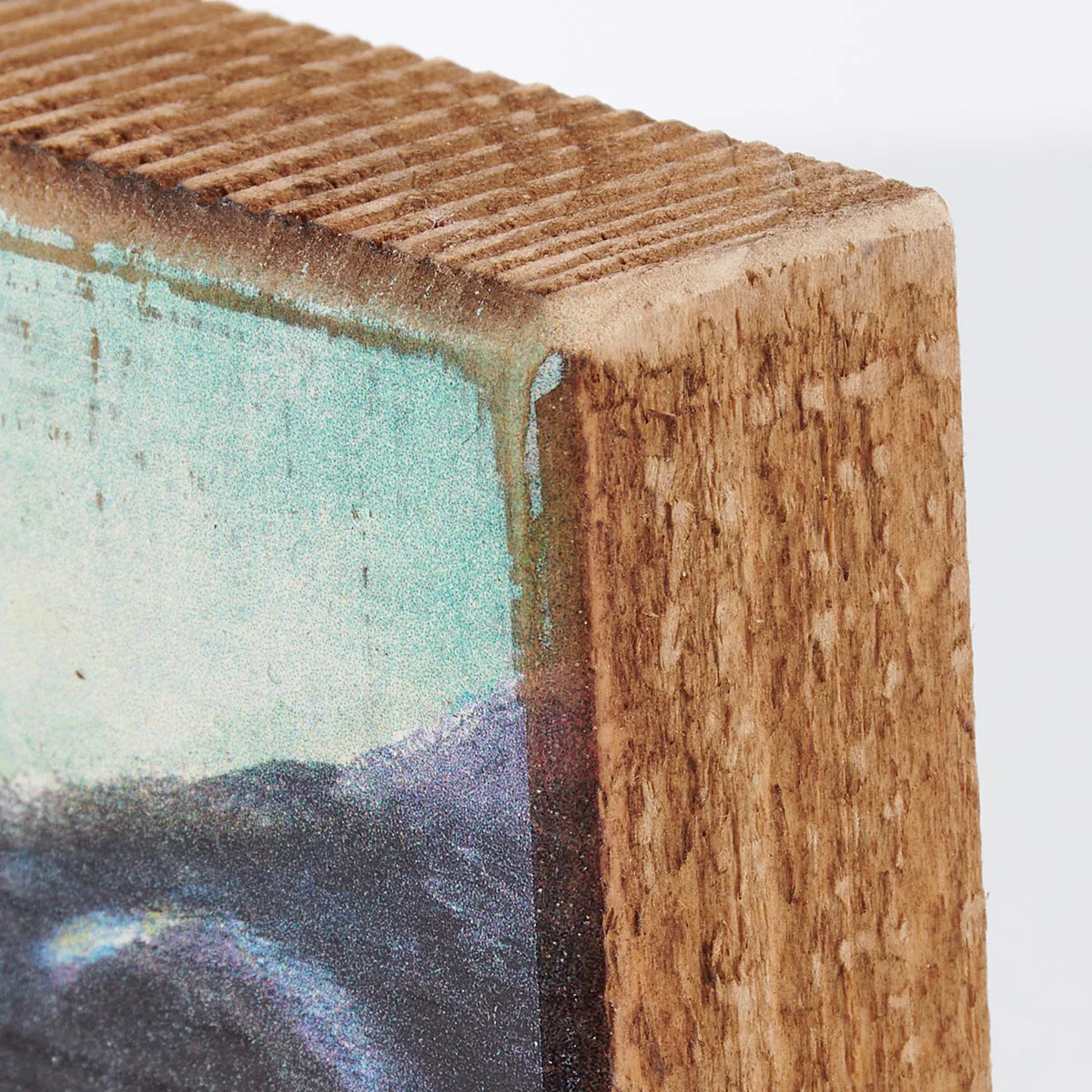 💙 Morning Cow 6" Wooden Block Sign - Image 3