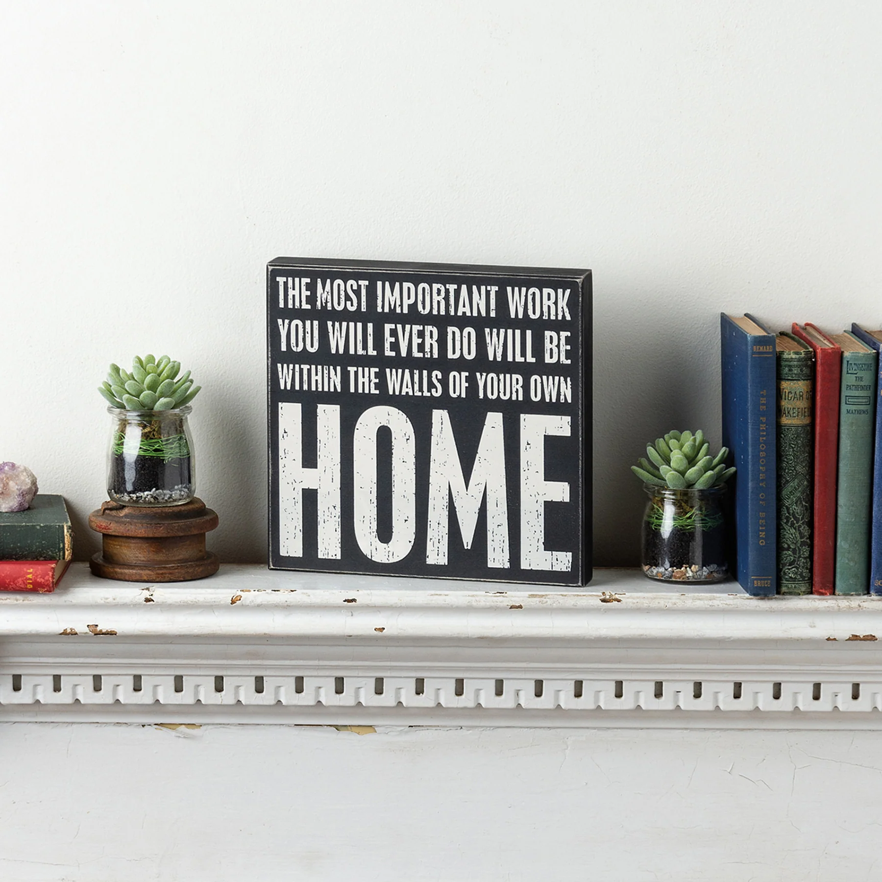 ๐ Most Important Work You Will Ever Do Within Home Box Sign - Image 2