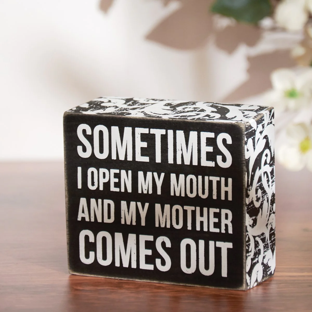 ๐ Mother Comes Out 4" Small Box Sign - Image 2