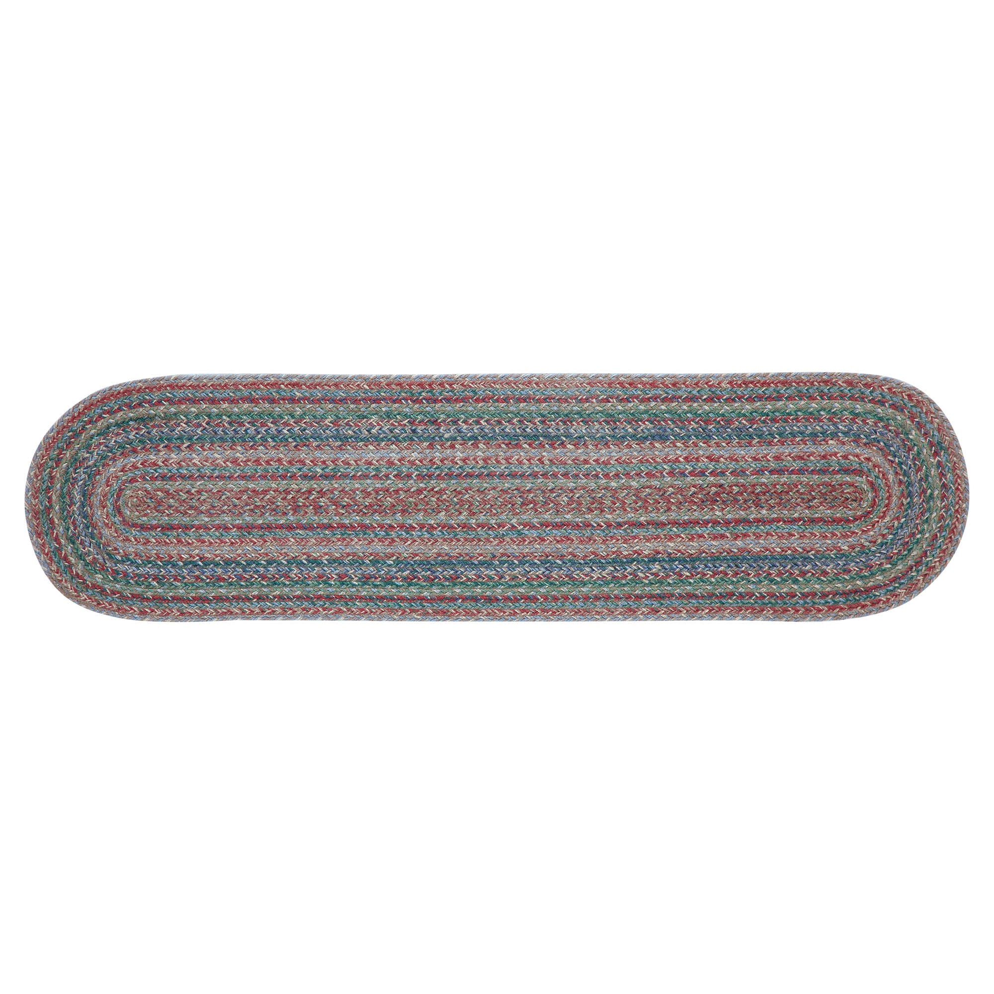 Multi Colored Jute Oval Table Runner 12" x 48" - Image 2