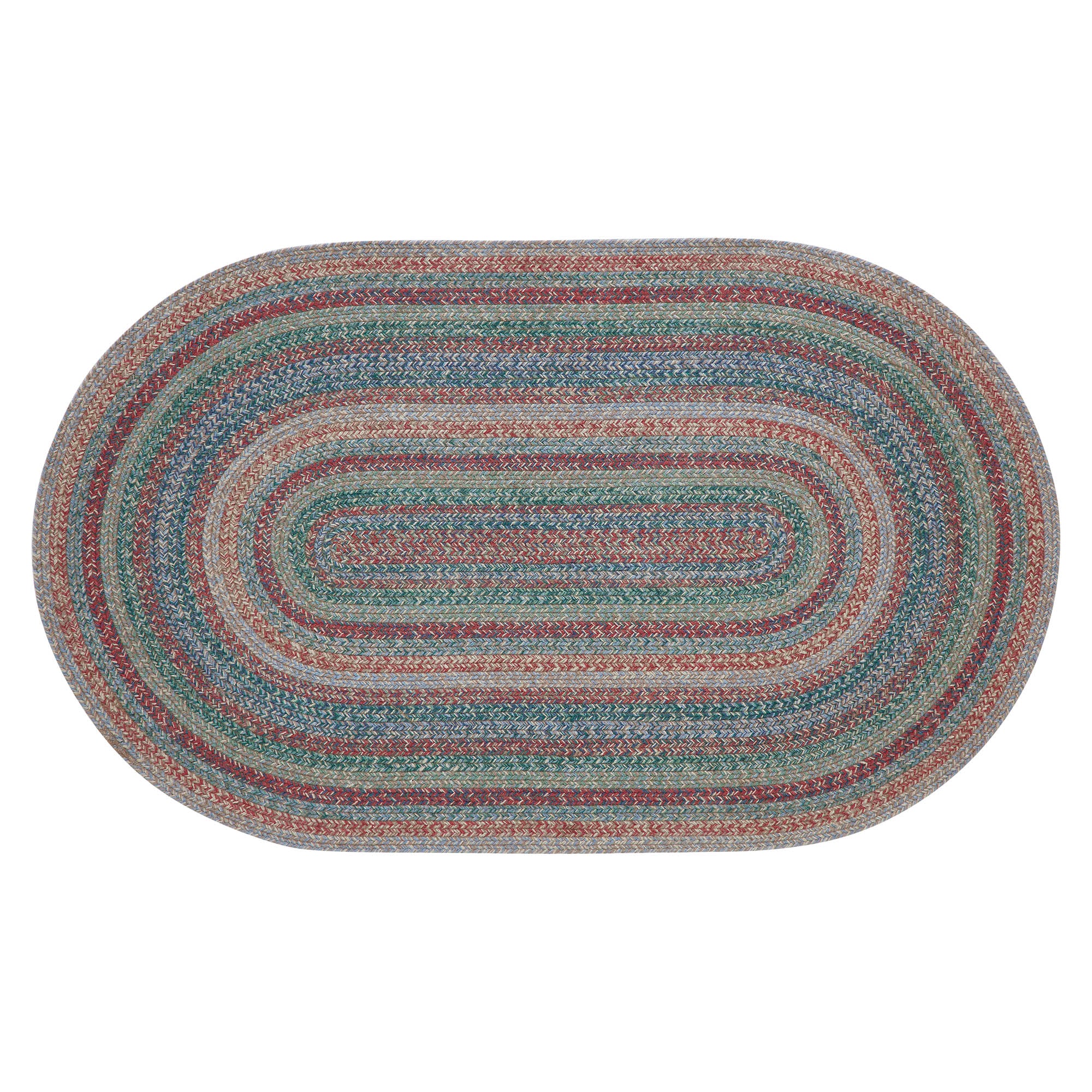 Multi Jute 60" Oval Rug Oval w/ Pad - Image 2