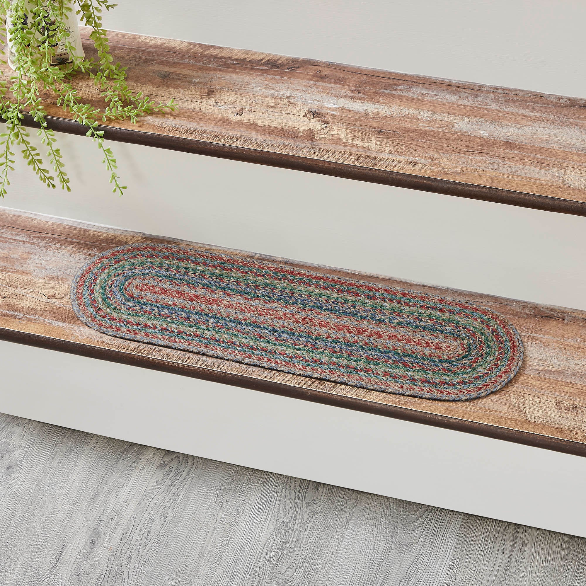 Multi Jute Oval Stair Tread Oval 8.5" x 27"
