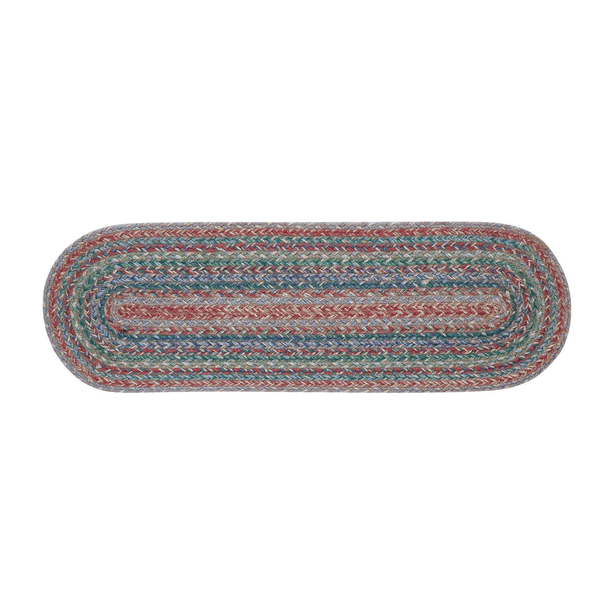 Multi Jute Oval Stair Tread Oval 8.5" x 27" - Image 2