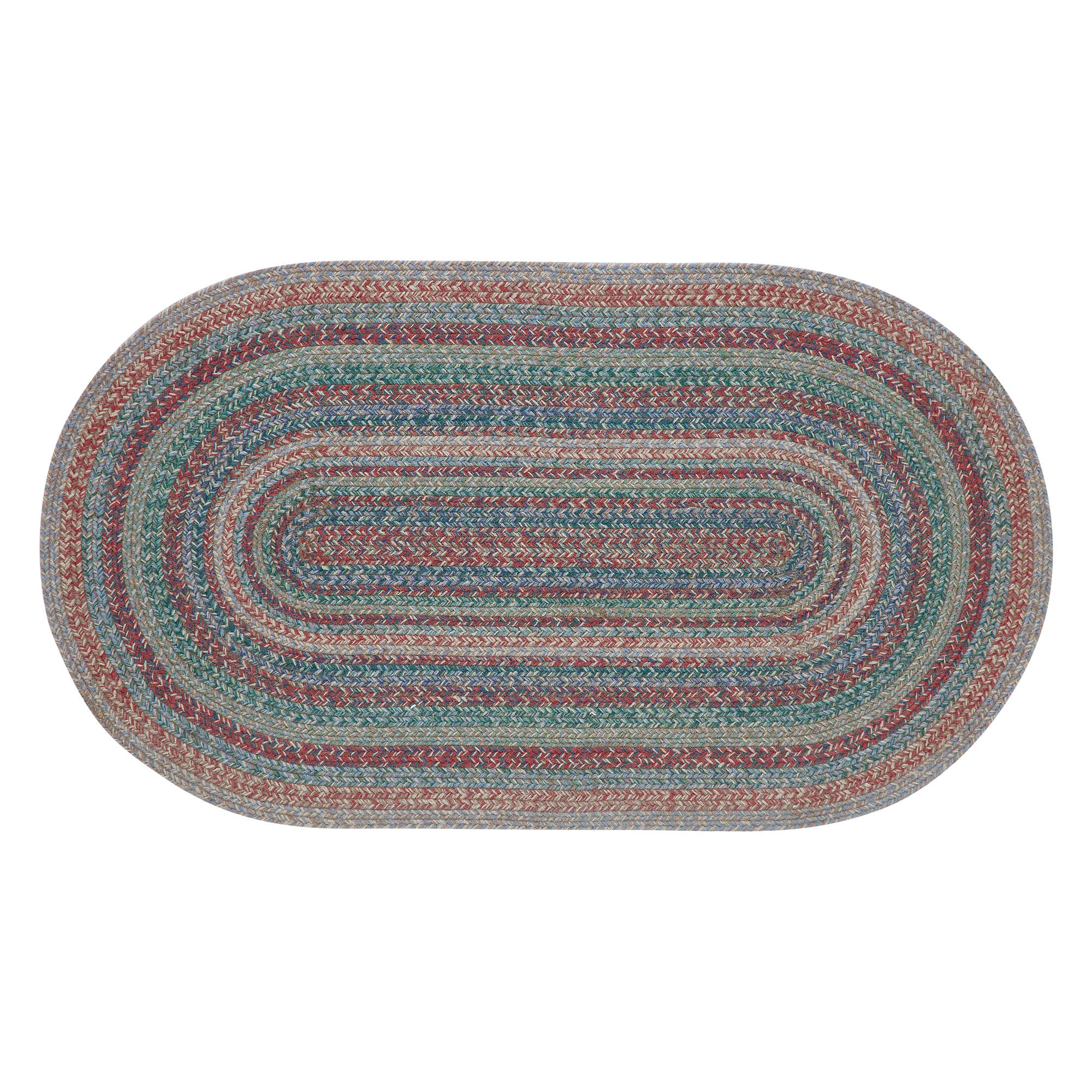 Multi Jute Rug Oval w/ Pad 48" - Image 4