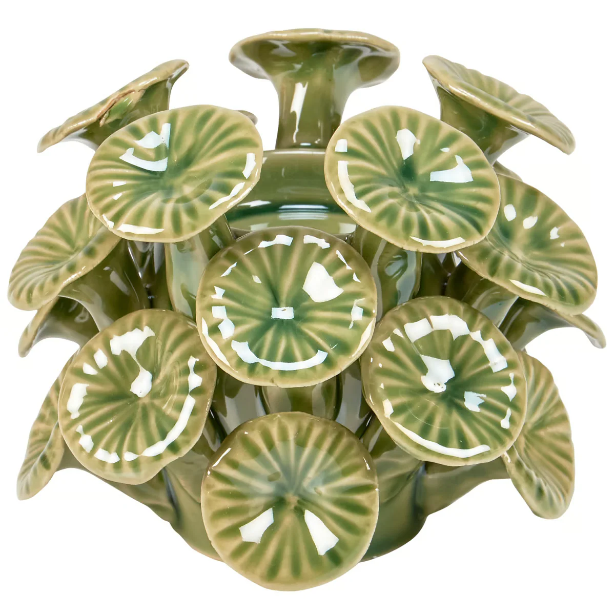 Mushroom Bloom Ceramic Tealight Candle Holder - Image 3