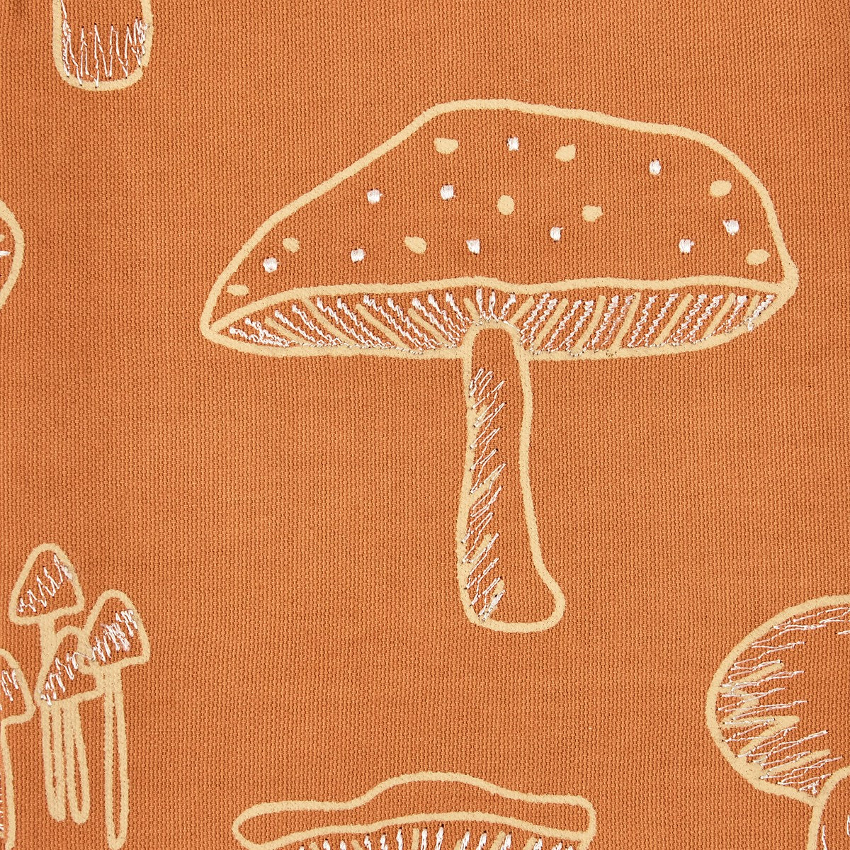 Mushroom Botanical Line Drawing Kitchen Towel - Image 4