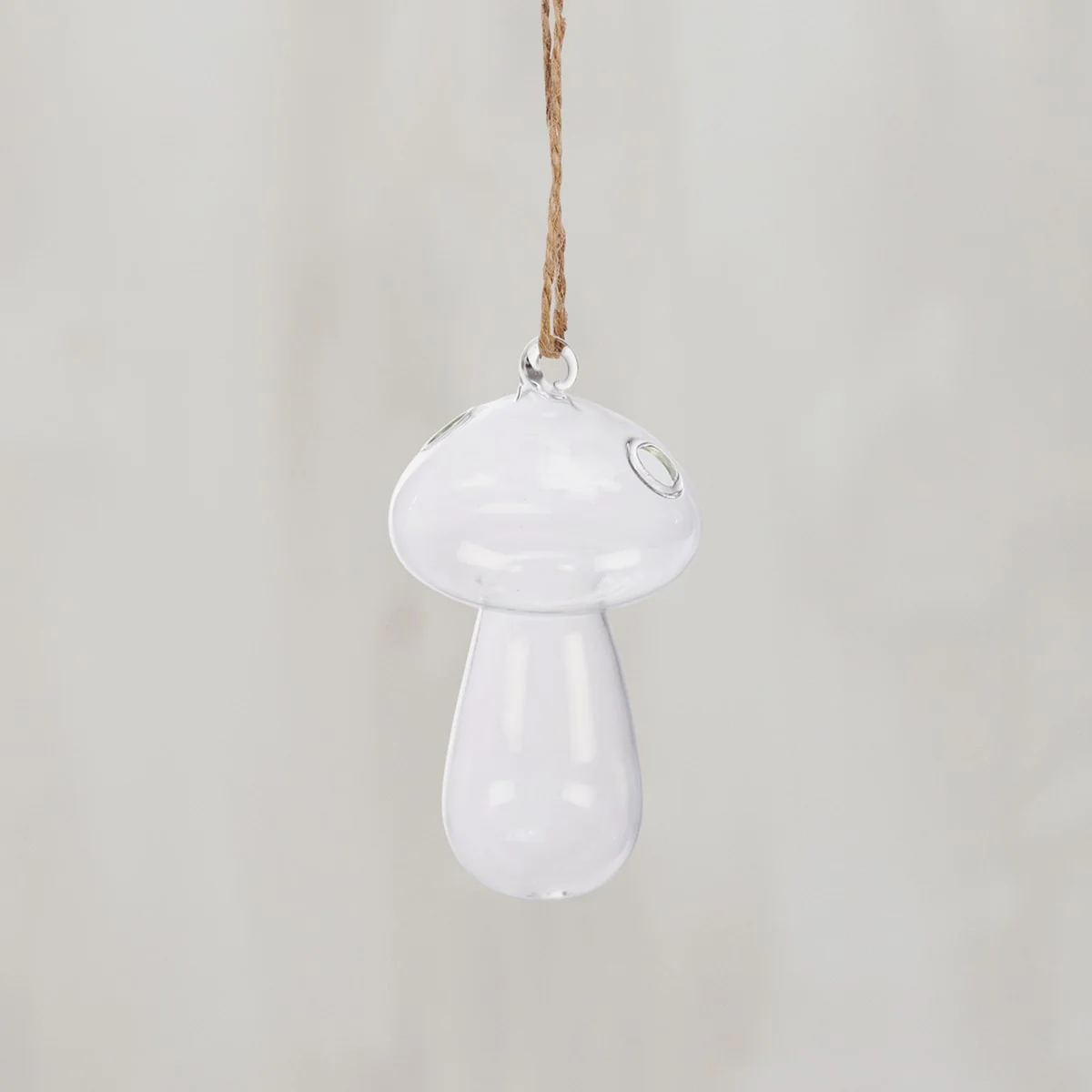 ๐ Mushroom Glass Hanging Vase 5" H - Image 2