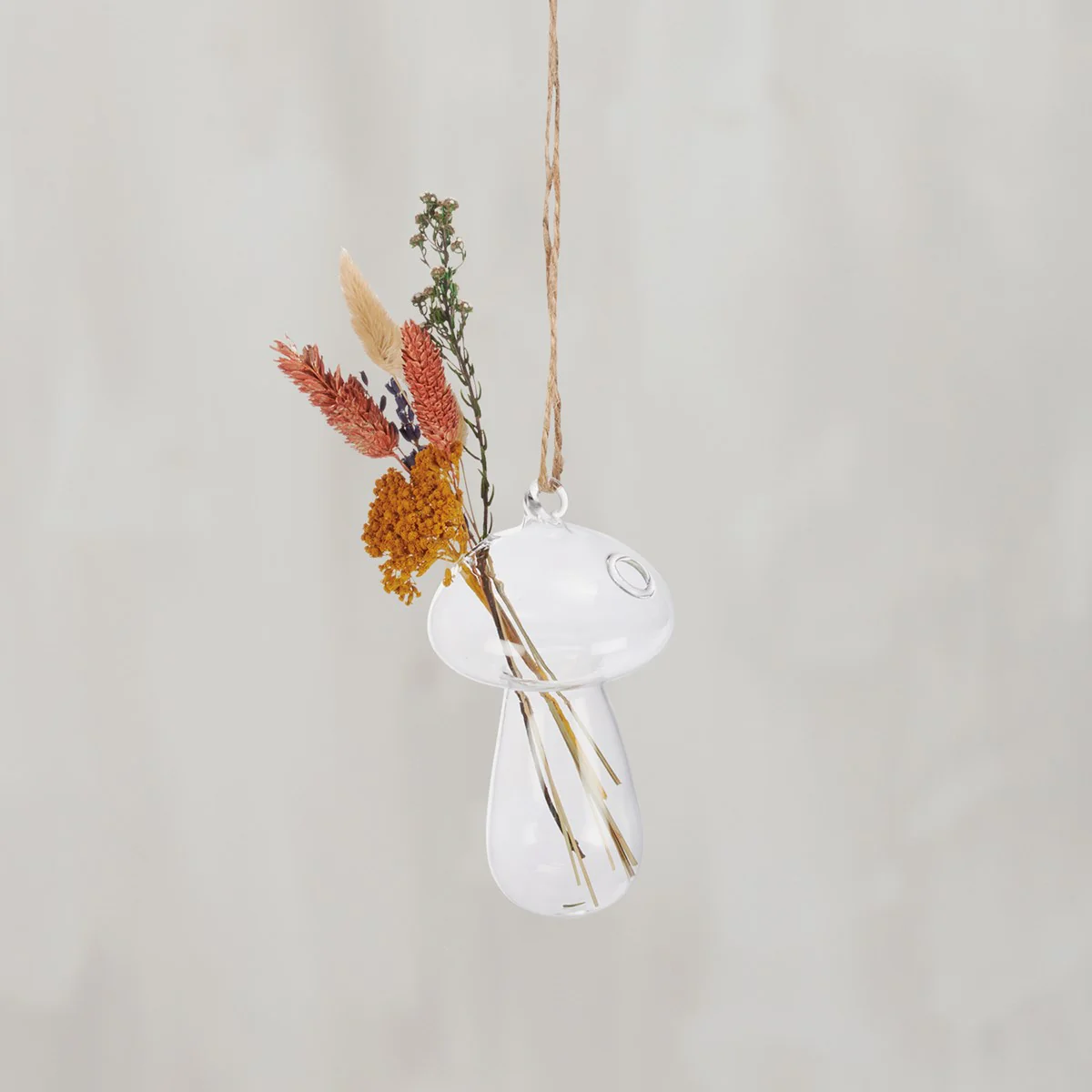 ๐ Mushroom Glass Hanging Vase 5" H - Image 4
