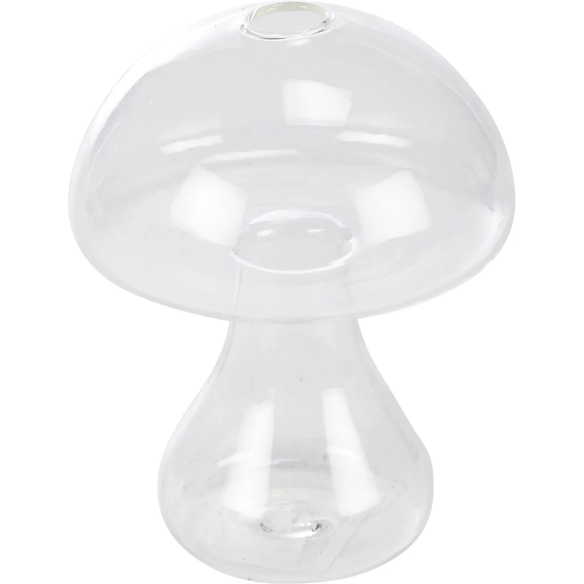 Mushroom Shaped 4.25" Glass Vase - Image 3