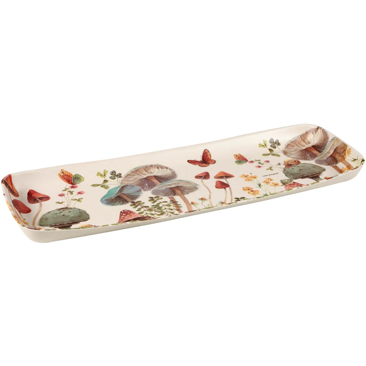 Mushrooms and Butterflies Tray
