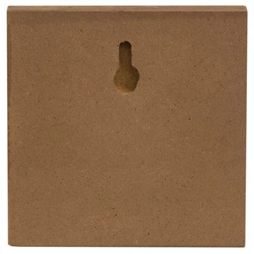 My Cat Is On Santa's Naughty List 4" Square Block Sign - Image 3