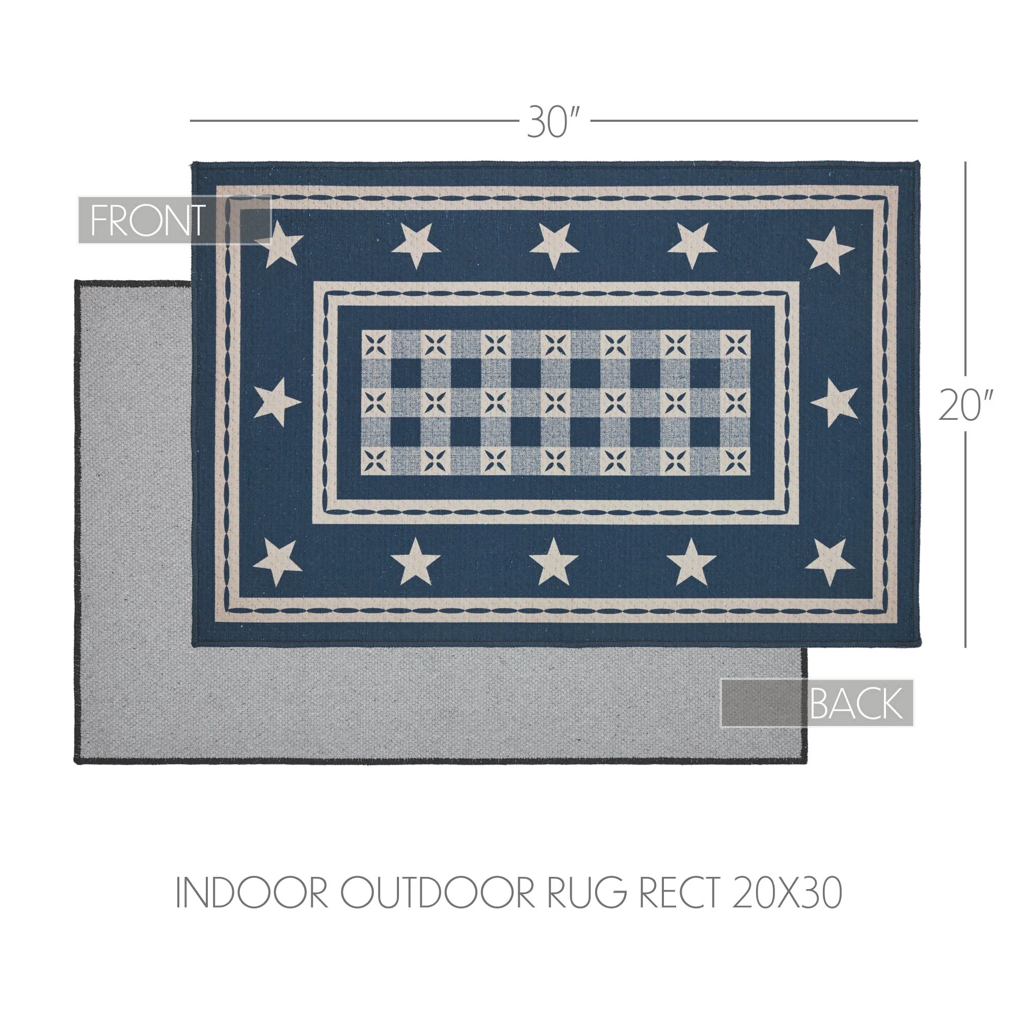 My Country Indoor/Outdoor 20" x 30" Rectangular Rug - Image 3
