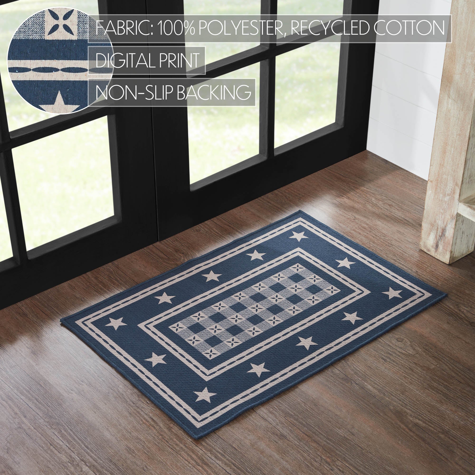 My Country Indoor/Outdoor 20" x 30" Rectangular Rug - Image 4