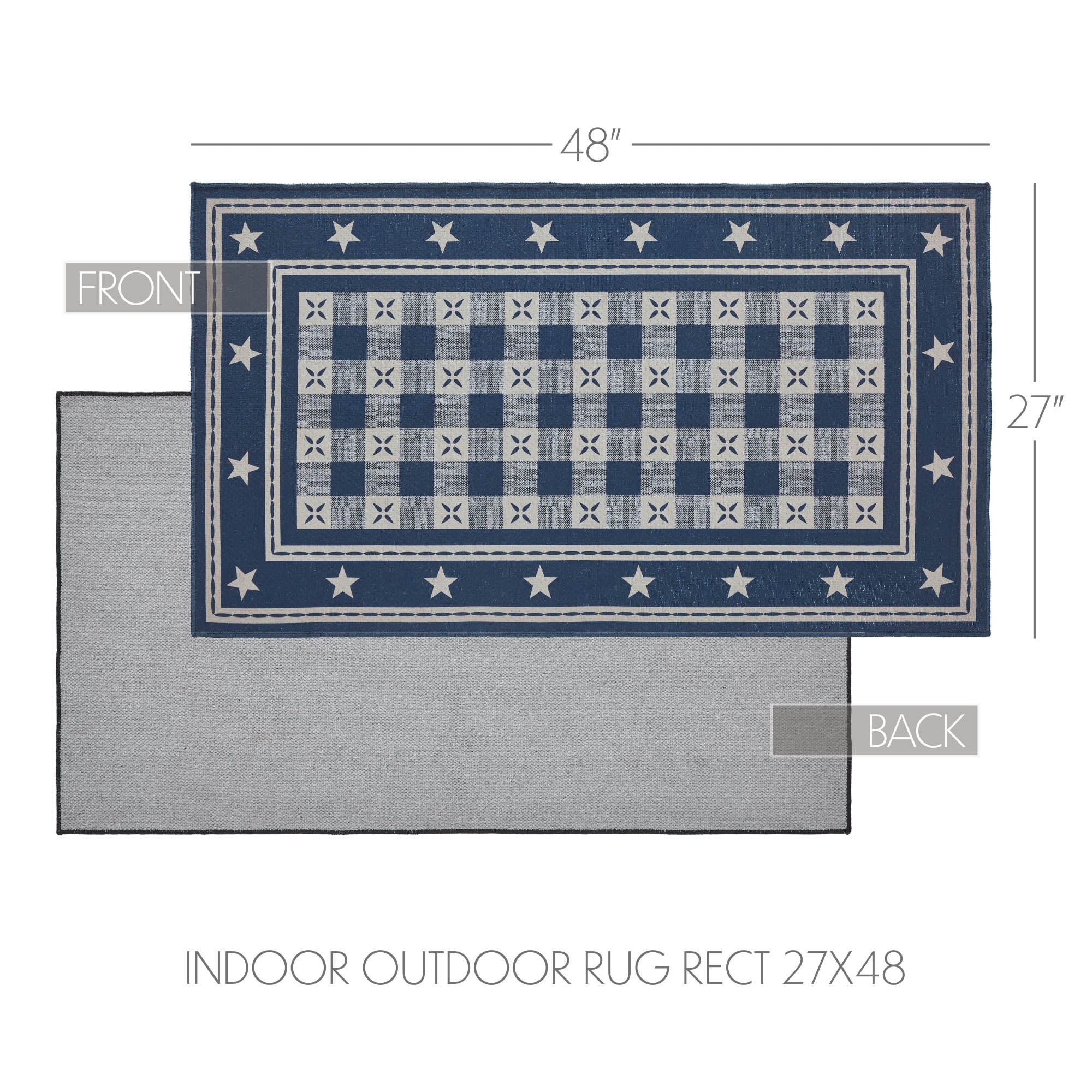 My Country Indoor/Outdoor 48" Rectangle Rug - Image 6