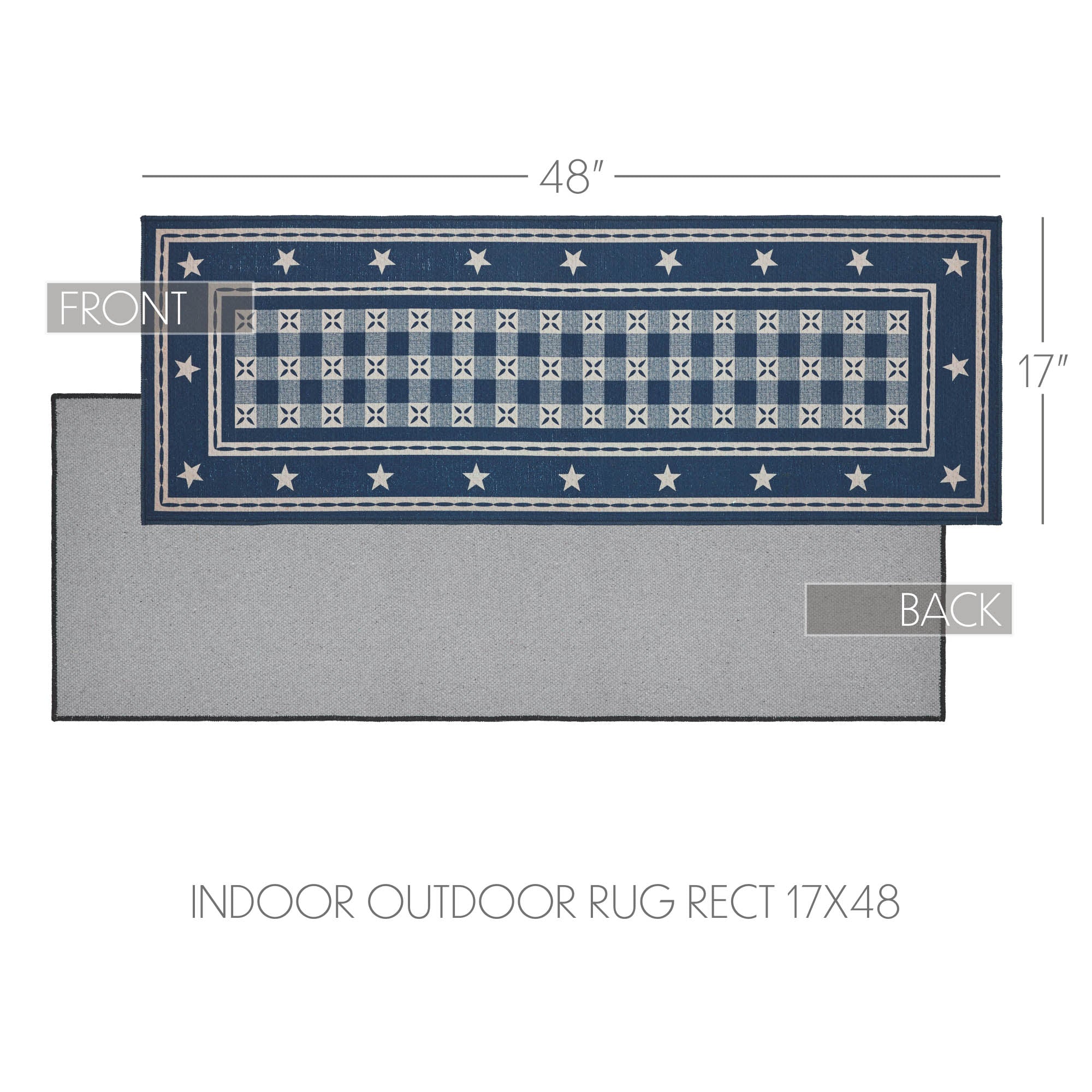My Country Indoor/Outdoor Rectangle Rug 17" x 48" - Image 5