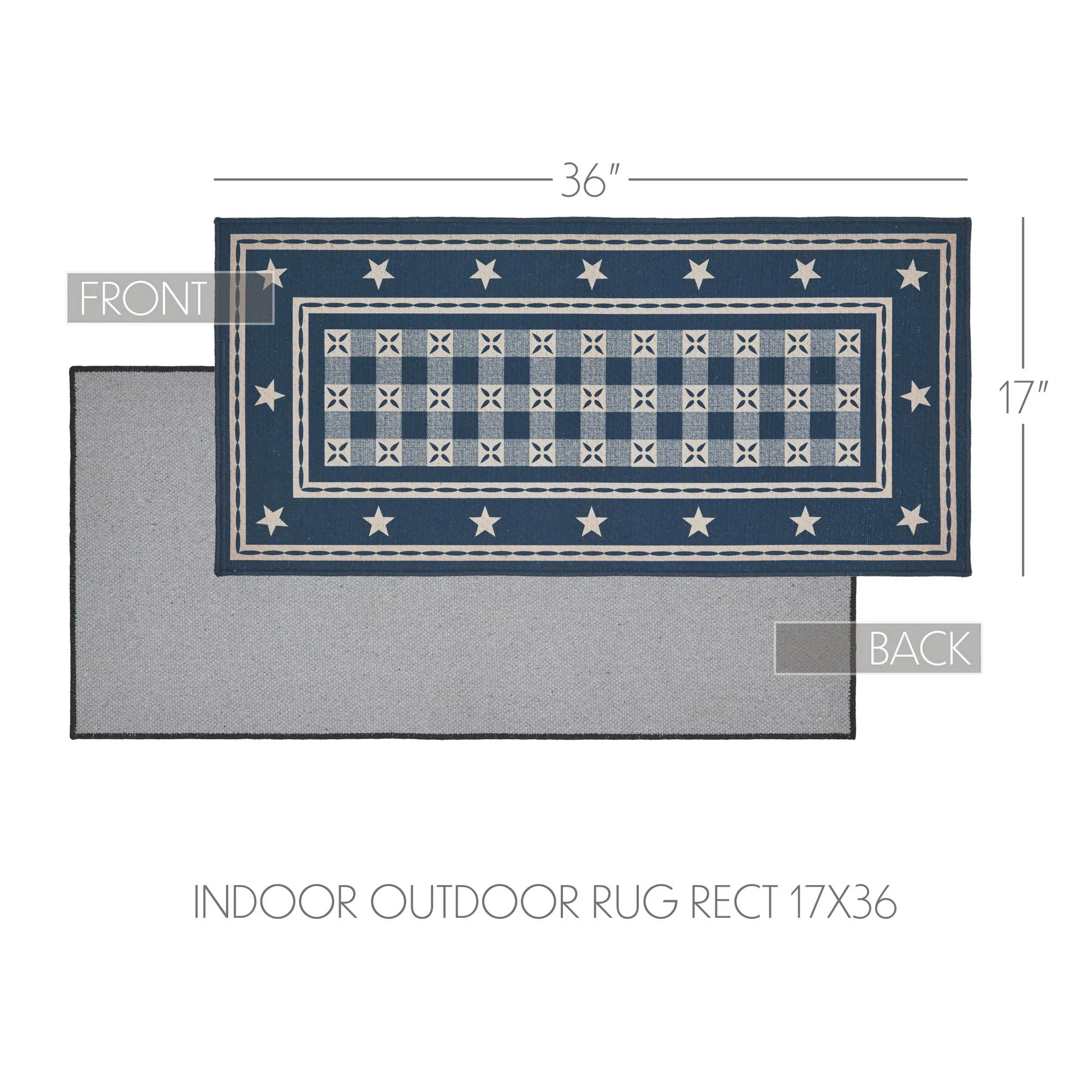 My Country Indoor/Outdoor Rectangular Rug 17" x 36" - Image 4