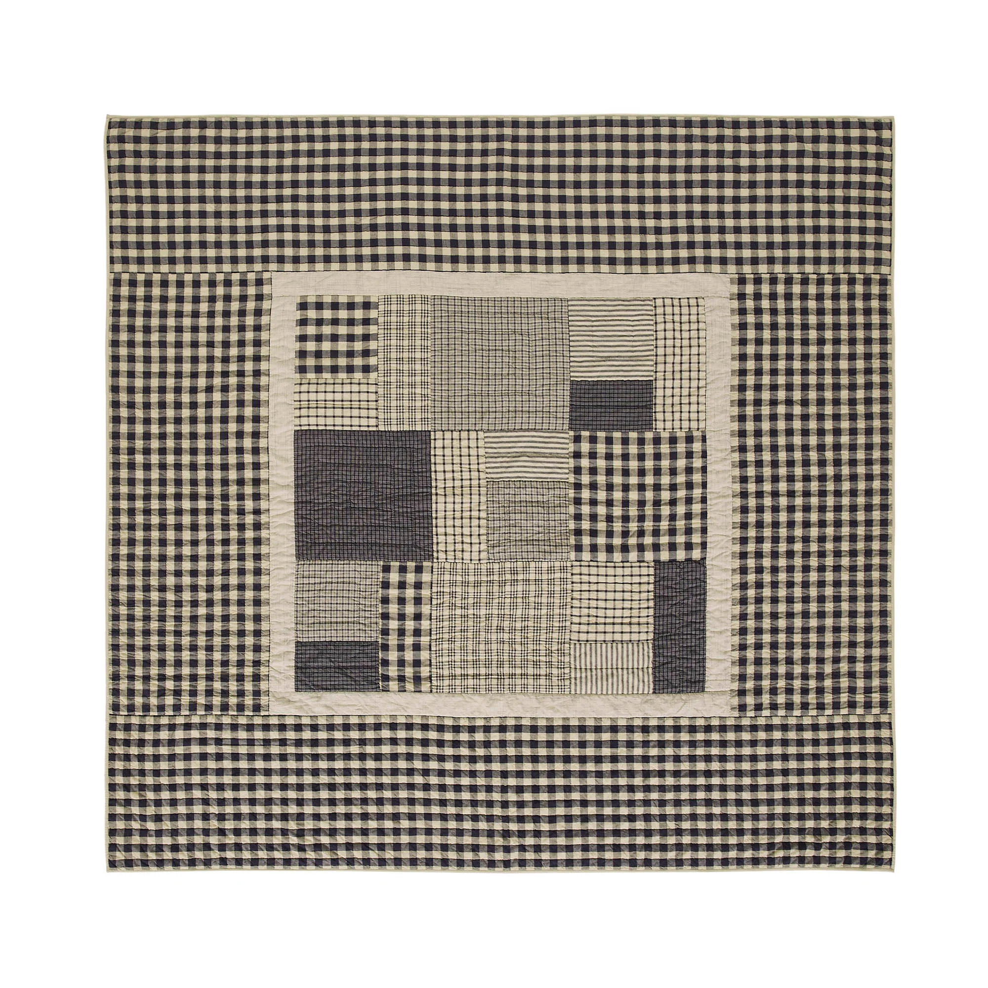 My Country Queen Quilt Navy and Khaki - Image 6