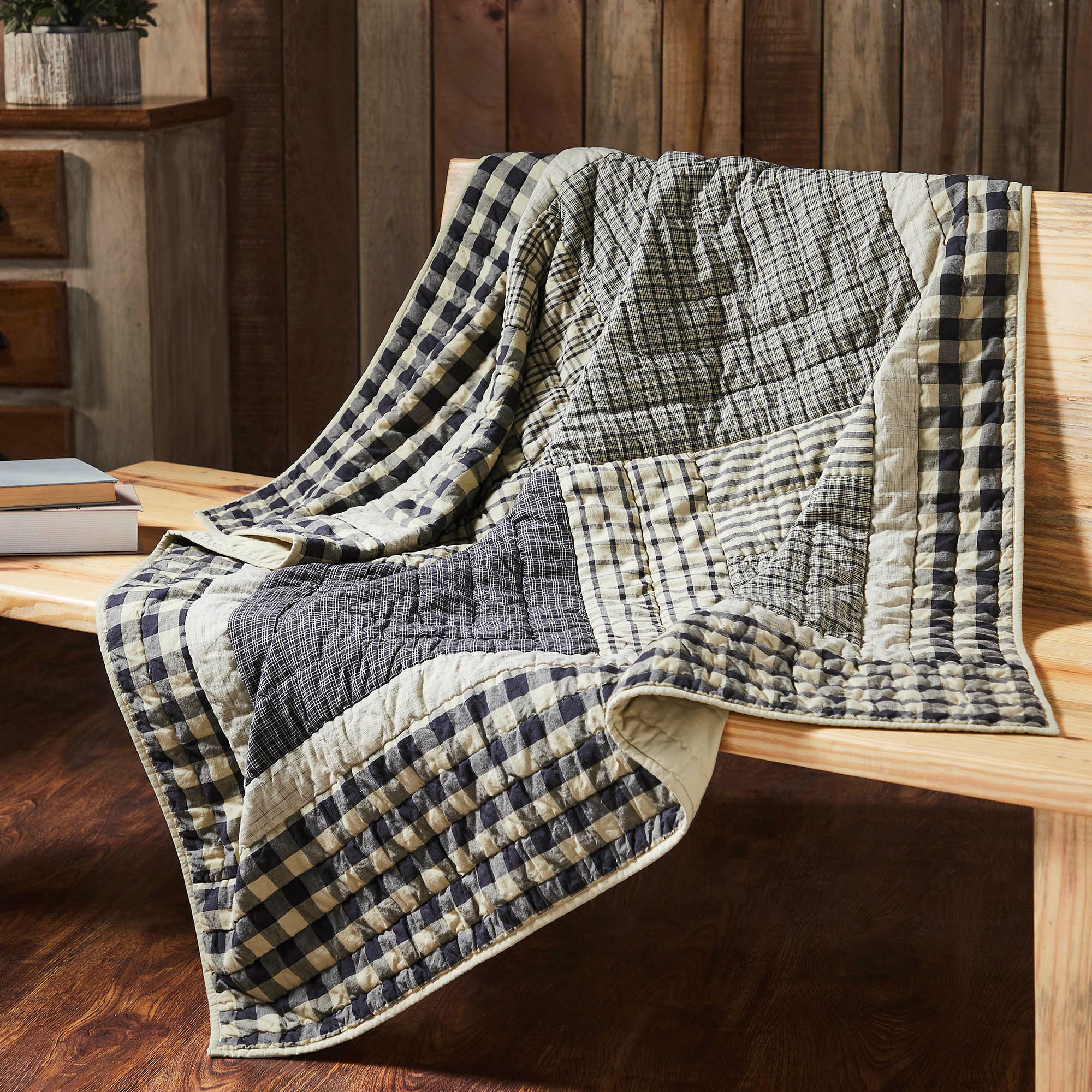 My Country Quilted Throw 50" x 60"