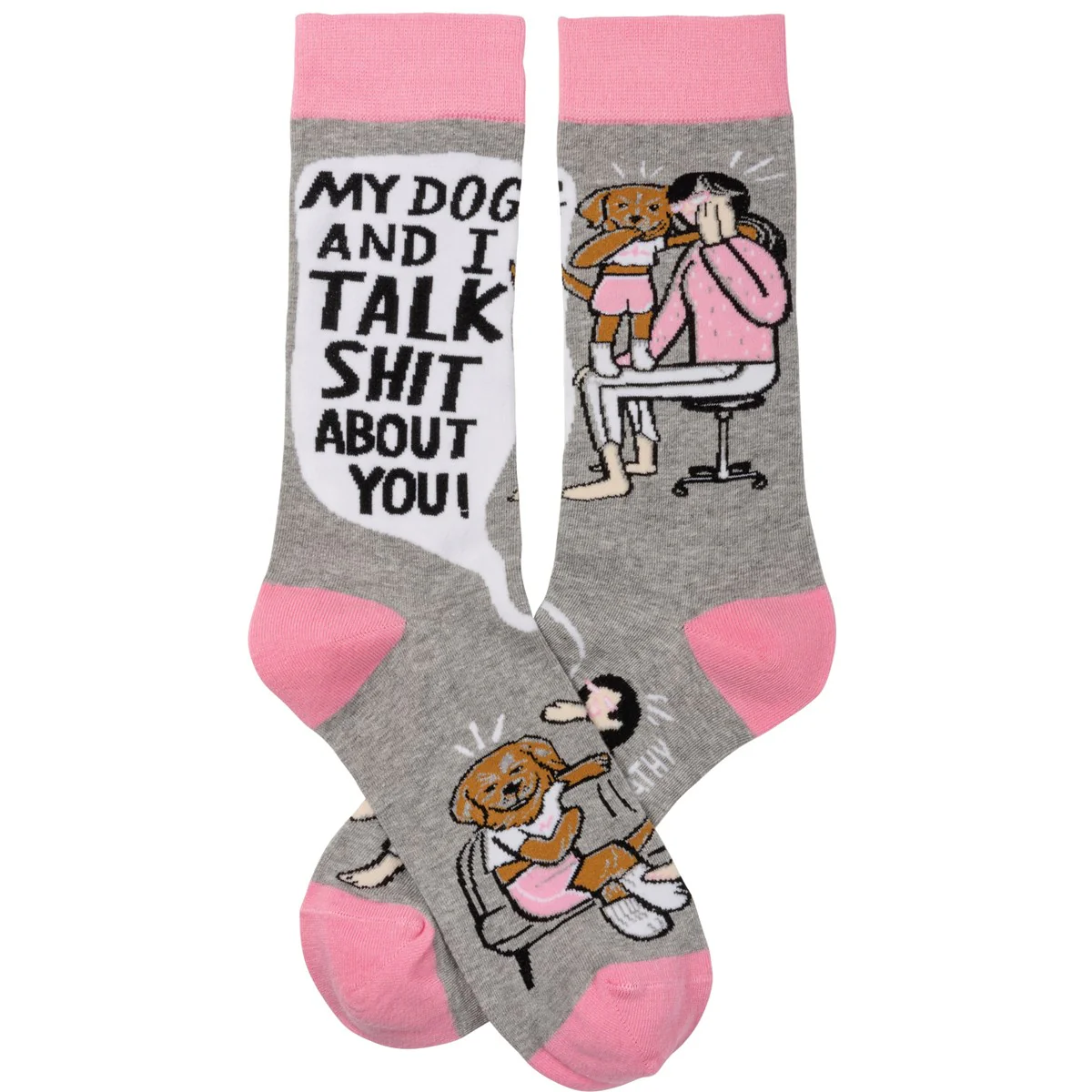 ๐ My Dog And I Talk About You Fun Socks